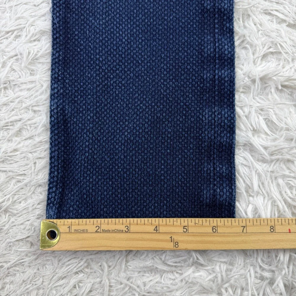 Gustin Pants Mens 31 Blue Monster Sashiko Dobby‎ 5 Pocket Straight Leg 28x30